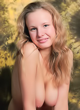 Katya T takes all of her clothes in front of the camera and shows her big jugs.