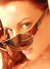 Inna Q pulls down her sexy pink panties off and shows us her trimmed wet cunt.