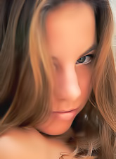 Belinda Nubiles spreads her sexy long legs and shows us her trimmed wet pussy.