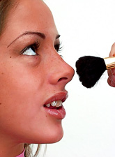 Horny dyke chicks Gaby Black and Jessica Twistys have amazing lesbo sex on the bed.