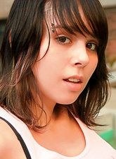 Playful Ariel Rebel explores the streets of the city and satisfies her kinky nature.