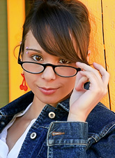 After classes obedient Ariel Rebel turns into a horny striptease performer.