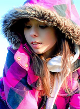 Funny outfits and sunny days make hot Ariel Rebel excited and willing to play.