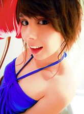 Though Ariel Rebel wore a glam dress, she showed her tits and even squeezed them.