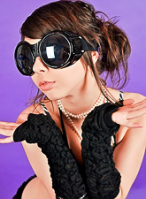 Young cutie pie Ariel Rebel teases with her hot ass and little tits in kinky lingerie.