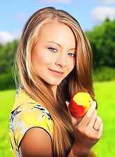 Frances A takes her clothes off outdoors and shows us her gaping wet pussy.