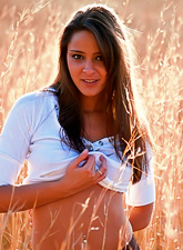 Annabelle Angel strips outdoors and teases us with her amazing hot tight ass.