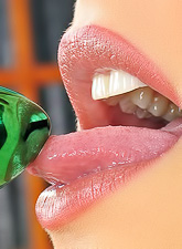 Liz Honey takes her sexy white lingerie off and then passionately toys her vagina.