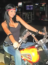 Wild brunette Karla Spice woth sexy body and great bazookas having fun riding.