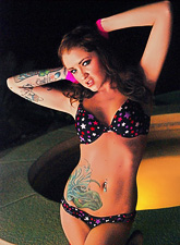 Frisky Jeskas Hotbox gets her wet slit stretched and dildoed by a flashlight.