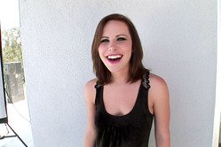 Sexy chicks puts on a stunning little outfit and teases with her silky skin as well as her hot lips