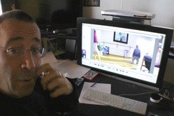 Kinky porn director takes a break from editing her latest flick to play with the leading actress