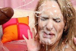 This freaky black man is here to satisfy his good looking white slut. She loves that sweet pecker!