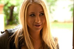 Casi James spreads her sexy legs for the camera and jumps on big throbbing dong