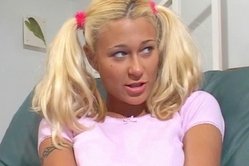 Cindy Crawford takes her clothes on the sofa and then sucks horny dude's big cock