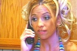 Allysin Chaynes and Vivi-Anne strip together in the kitchen and have amazing hot sex