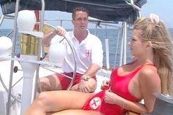 Raquel Devine takes her bikini off on the boat and fucks with handsome captain