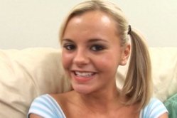 Bree Olson takes her sexy blue lingerie off and shows us her fantastic hot ass