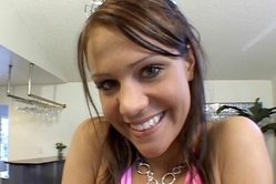 Addison Rose takes her sexy pink lingerie off and shows us her amazing tigth ass