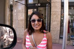 Horny cock-hungry babe gets penetrated passionately in the car. She likes getting fucked so much