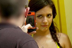 Jynx Maze takes her little panties off and shows us her amazing tight booty