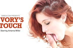 Curly haired ginger lady blows her man's dick and takes a nasty ride on it later. Such a hottie