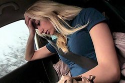 Adorable little darling gets picked up from the street, in the apartment she receives a nice facial