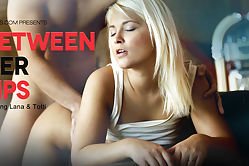 Lovers were relaxing on the sofa when an idea of spicing their night came into their naughty minds