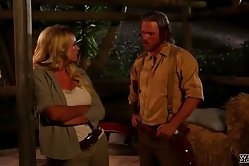 Dude invites a sexy blonde to enjoy a horse ride together and that leads to a passionate night