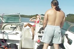 Petite blonde cutie pleases her man with a blowjob and enjoys his cock deep inside her pussy