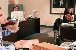 Alluring brown haired Brazzers darling wants to test her co-workers fucking skills in this hot scene