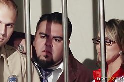Sexy doctor gets fucked in prison