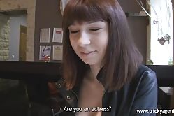 Kinky babe trying to get into business