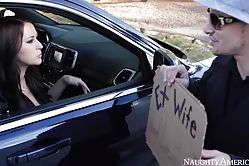 Model in stockings gets fucked hard
