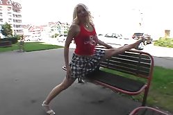 Amateur blonde gets fucked hard