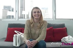 Bubble butt blonde banged hard