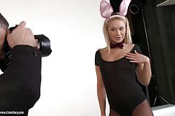 Blonde bunny enjoys in anal fucking