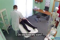 Sexy patient fucks a kinky doctor